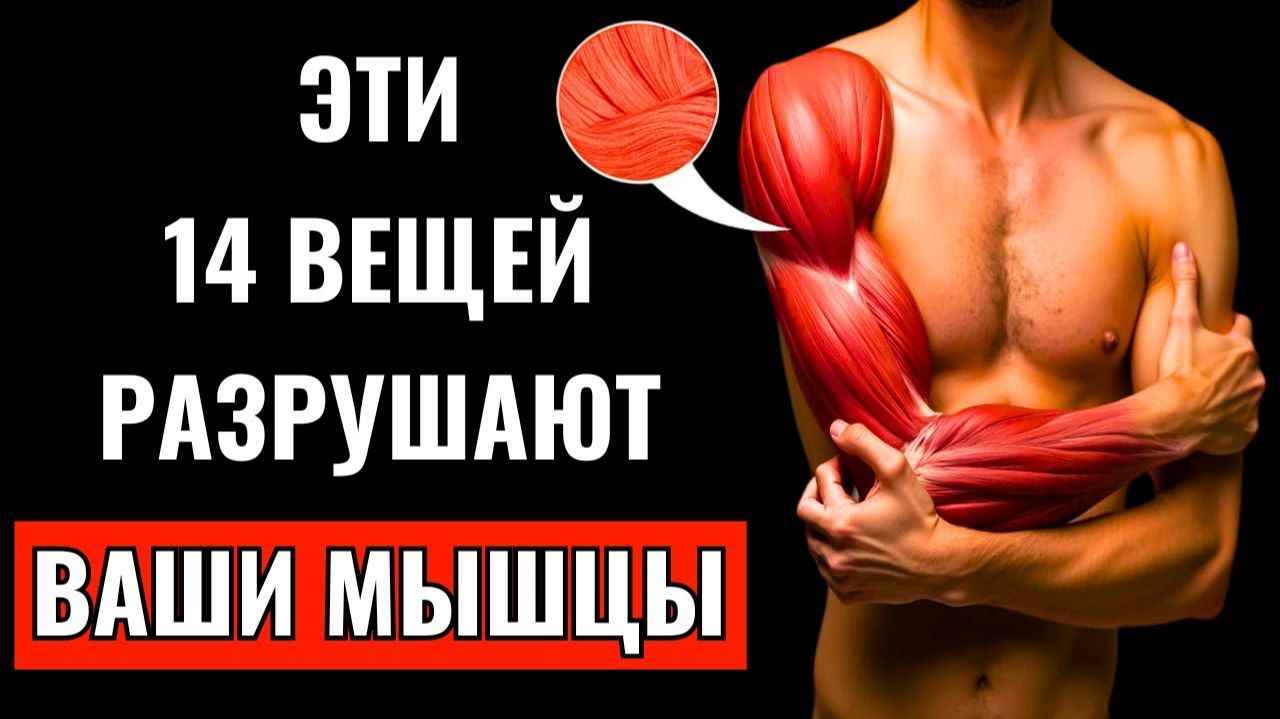14 ВЕЩЕЙ КОТОРЫЕ ВЫЗЫВАЮТ КАТАБОЛИЗМ И ПОТЕРЮ МЫШЕЧНОЙ МАССЫ ( Сила и Форма) смотреть онлайн