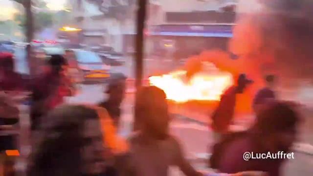 победа ПСЖ в Лиге чемпионов превратила Париж в декорации к фильму про постапокалипсис (1) смотреть онлайн
