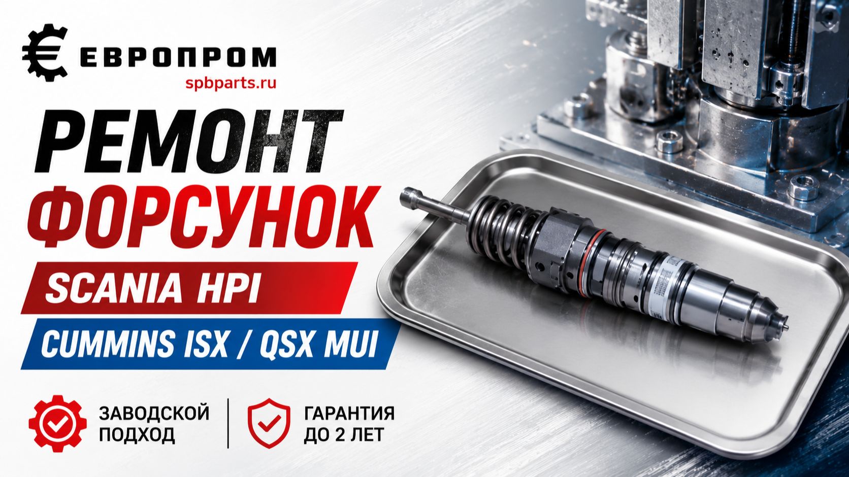 Форсунки Scania HPI Cummins ISX QSX MUI арт.1846351 смотреть онлайн