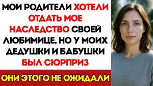 Мои родители попытались отдать моë наследство своей любимой дочери, но....
