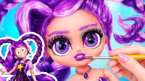 Лили Лавбрейдс, Руми и Лали! Преображение в бриллиантовом стиле! K-Pop Demon Hunters DIY смотреть онлайн