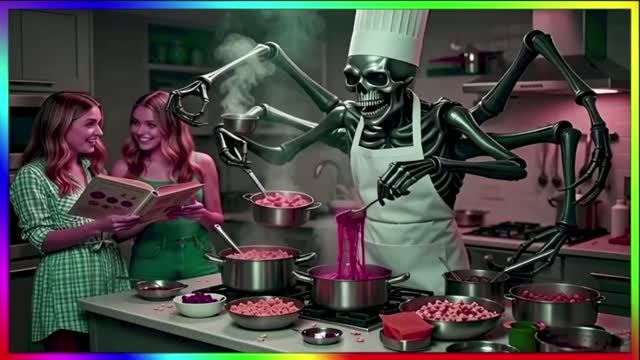 МУЛЬТИКИ ДЛЯ ДЕТЕЙ: ТАНЦУЮЩИЙ СКЕЛЕТПАУК 🕺🦴 Смешная анимация мема коффин дэнс смотреть онлайн