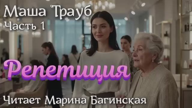 Аудиокнига Маша Трауб рассказ _Репетиция_ Часть 1 Читает Марина Багинская смотреть онлайн