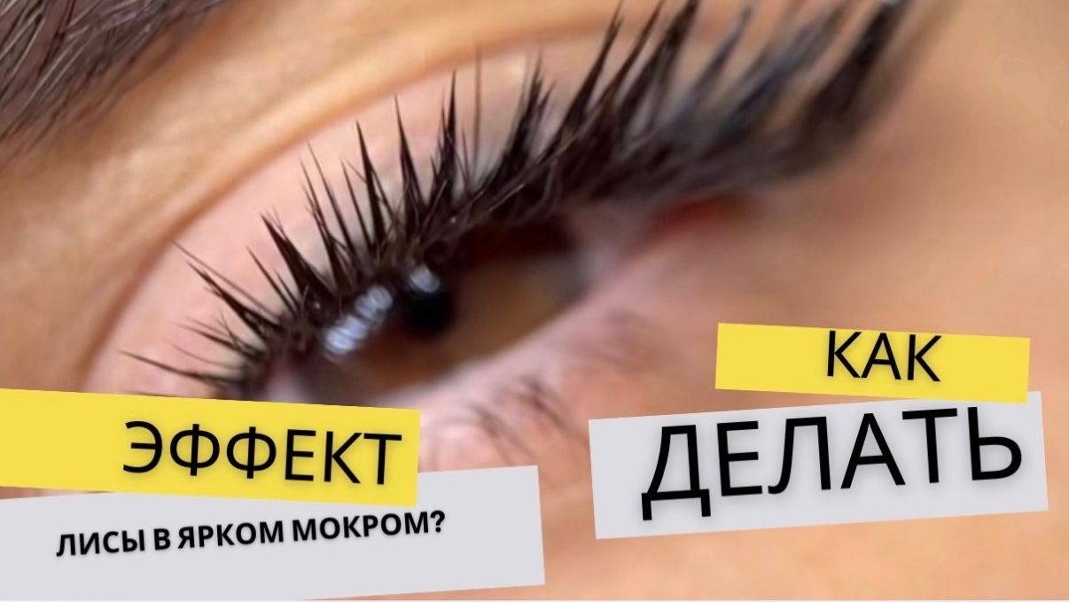 эффект лисы в ярком мокром