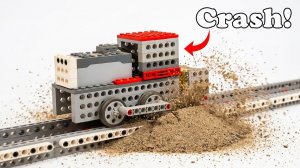 LEGO Train Crash Challenge# Через песчаную ловушку #Умное Лего
