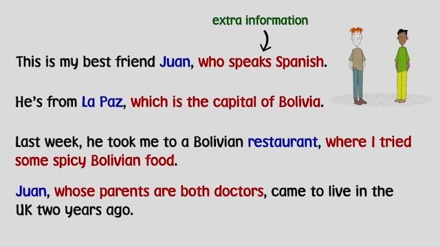 Life Vision B1 Intermediate Unit 6.6 Non-defining relative clauses