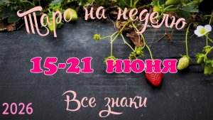 Таро-прогноз🎀на неделю с 15 по 21 июня 🔥Тайм-код в описании🕊