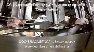 Оборудование машина обвалки удаления кости куриного бедра голени сепаратор куриных голеней бёдер
