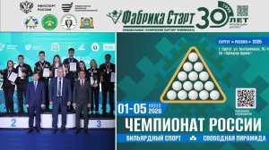 Чемпионат России 2026. Свободная пирамида. Столы Фабрики «Старт» | Отзывы профессионалов