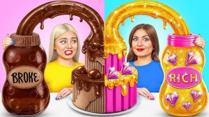 Богатое vs Бедное Украшение Торта Челлендж # Битвы с Едой от Multi DO Challenge