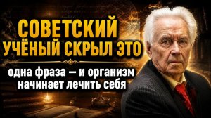 Учёный СКРЫЛ ЭТО от Народа на 40 Лет! Советский метод, который запускает исцеление. Настрои Сытина
