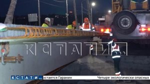 Большая часть работ по ремонту путепровода, ведущего к Мызинскому мосту, завершена