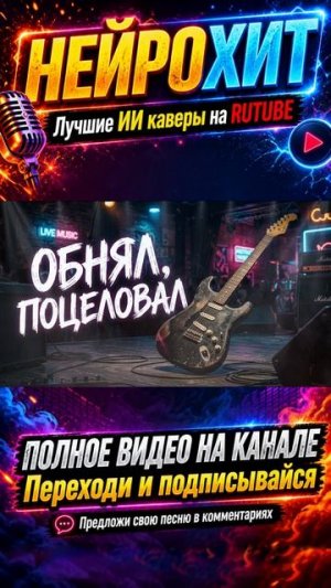 WHOLE LOTTA SWAG - Обнял, поцеловал (ИИ кавер РОК от НЕЙРОХИТ, новые топ поп песни, музыка 2026)
