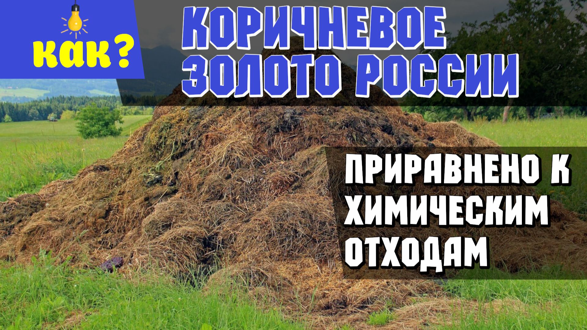 Как хранить навоз на своем участке