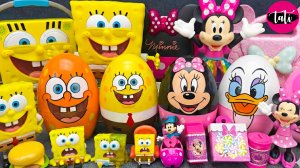 Играем в игрушки из мультика Спанч Боб и Микки Маус. Мультфильм для детей. ASMR АСМР