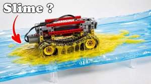 Испытайте автомобиль LEGO, пробирающийся сквозь слизь по нейлоновому мосту #Умное Лего