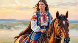 ©Чернобровая казачка. Сергей Весенин-стихи (2)