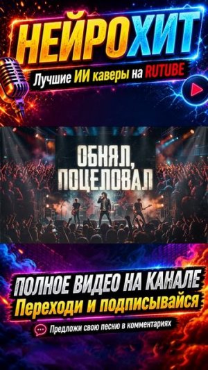 WHOLE LOTTA SWAG - Обнял, поцеловал (ИИ кавер РОК от НЕЙРОХИТ новые топ песни и музыка 2026)