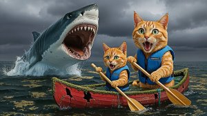 Тяжелая работа мамы-кошки ради океанского приключения ее котенка 🐱🌊Душевная история ❤️