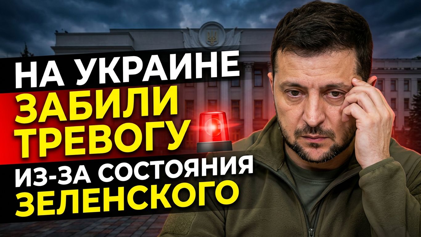 ⚡️💥На Украине Забили Тревогу Из-за Состояния Зеленского ПОСЛЕДНИЕ НОВОСТИ