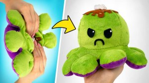 Хороший или плохой осьминог? Переверни и узнай 😱🐙