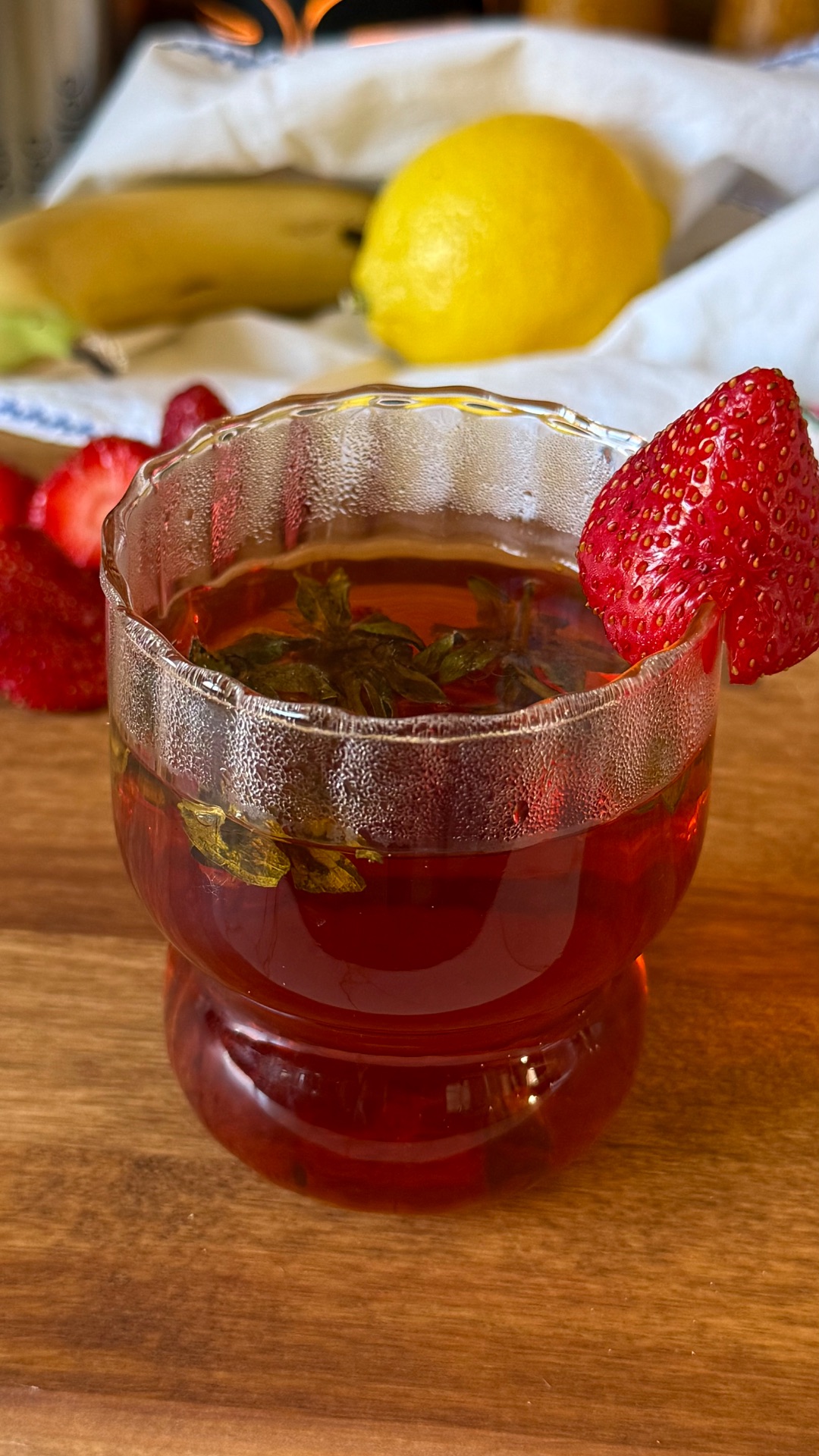 Заготовка для ароматного чая 🍓☕️