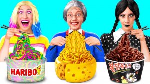 Кулинарный Челлендж# Уэнсдей Против Бабушки # Смешные Cитуации от Fun Teen