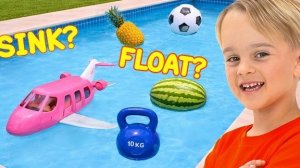 Утонет или всплывет? - Крутой научный эксперимент для детей!