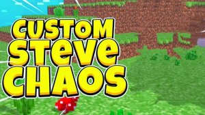 Игра в Custom Steve Chaos за Ловкача и Короля Пауков + Don't Panic.