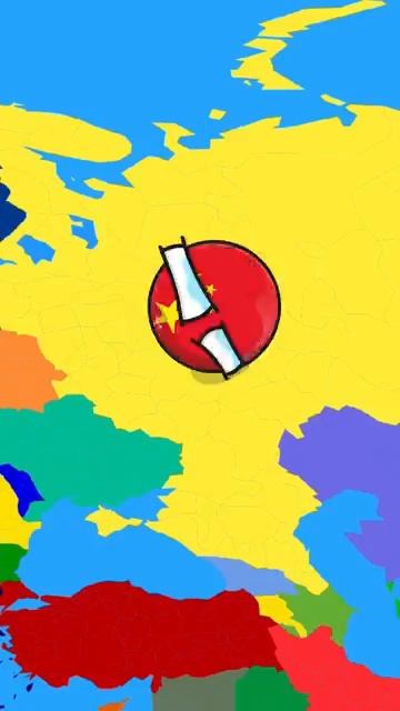 Что если Россия и Китай поменяются территориями #кантриболз #пжзалети