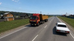 Перевозка песка на стройку на МАЗ-6422 - Motor Depot