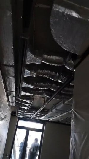 ЖК Кислород. Монтаж приточно-вытяжной вентиляционной установки и канальных кондиционеров.