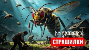 Мутировавшие пчелы из лаборатории были выпущены и безумно напали на деревню,. СТРАШИЛКИ.