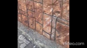 Цоколь за копейки: делаю искусственный камень своими руками (арт-бетон)