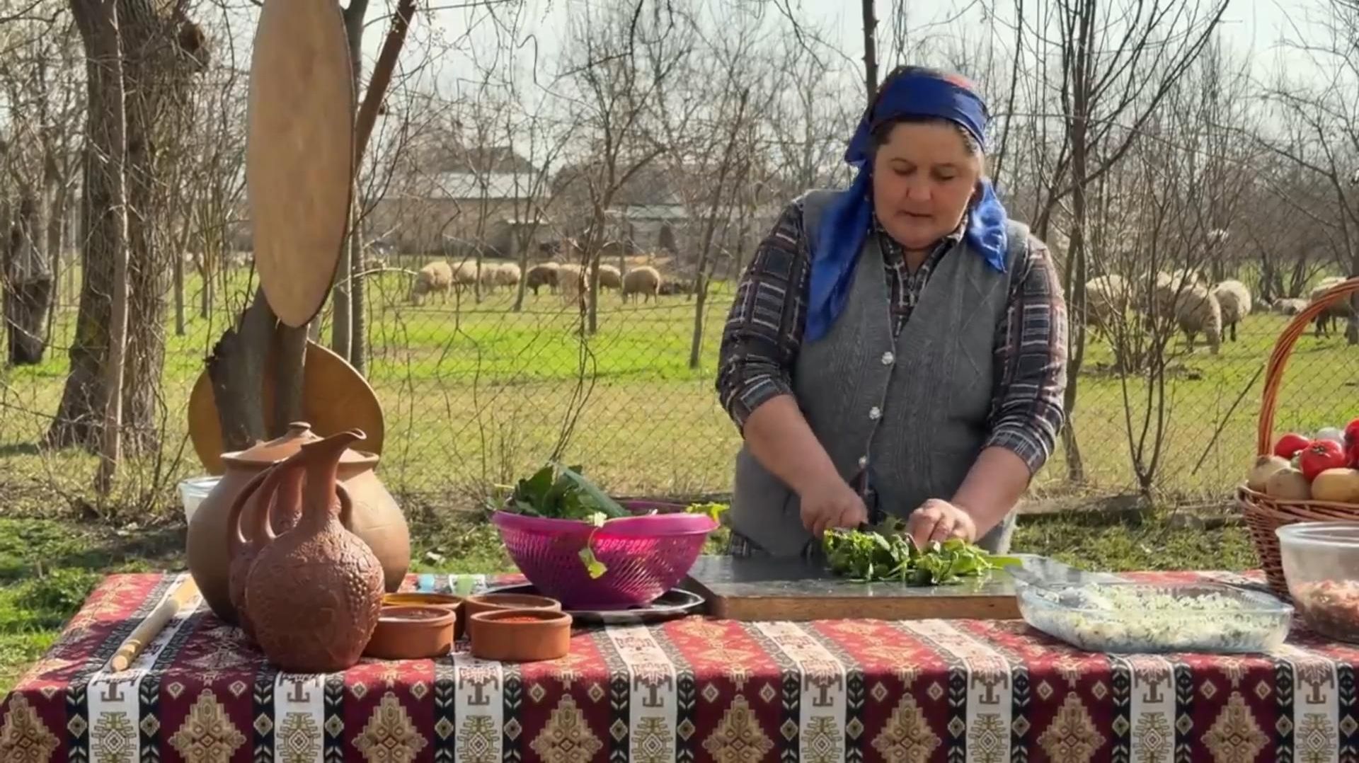 Повседневная жизнь в деревне Обед Азербайджанская Кухня Деревенская Кухня Рецепты смотреть онлайн