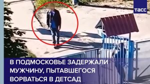 В Подмосковье задержали мужчину, пытавшегося ворваться в детсад