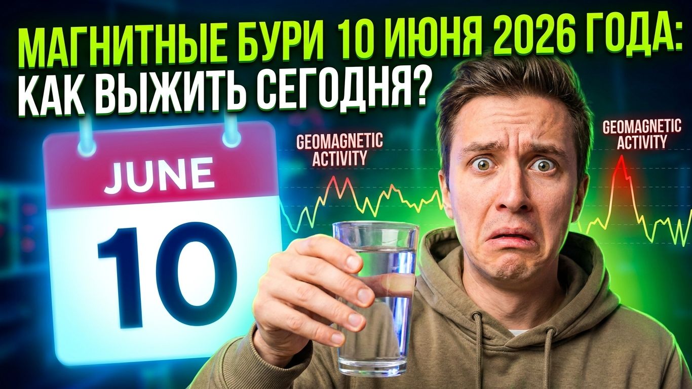 Магнитные бури 10 Июня 2026 года: на нас летит гигантское облако раскаленной плазмы