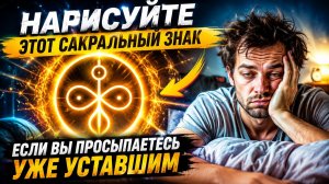 Нарисуйте этот сакральный знак, если уже просыпаетесь уставшими.