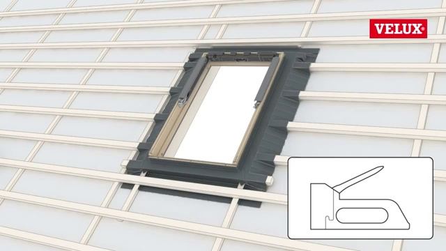 Монтаж оклада VELUX EDZ