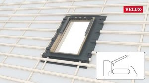 Монтаж оклада VELUX EDZ