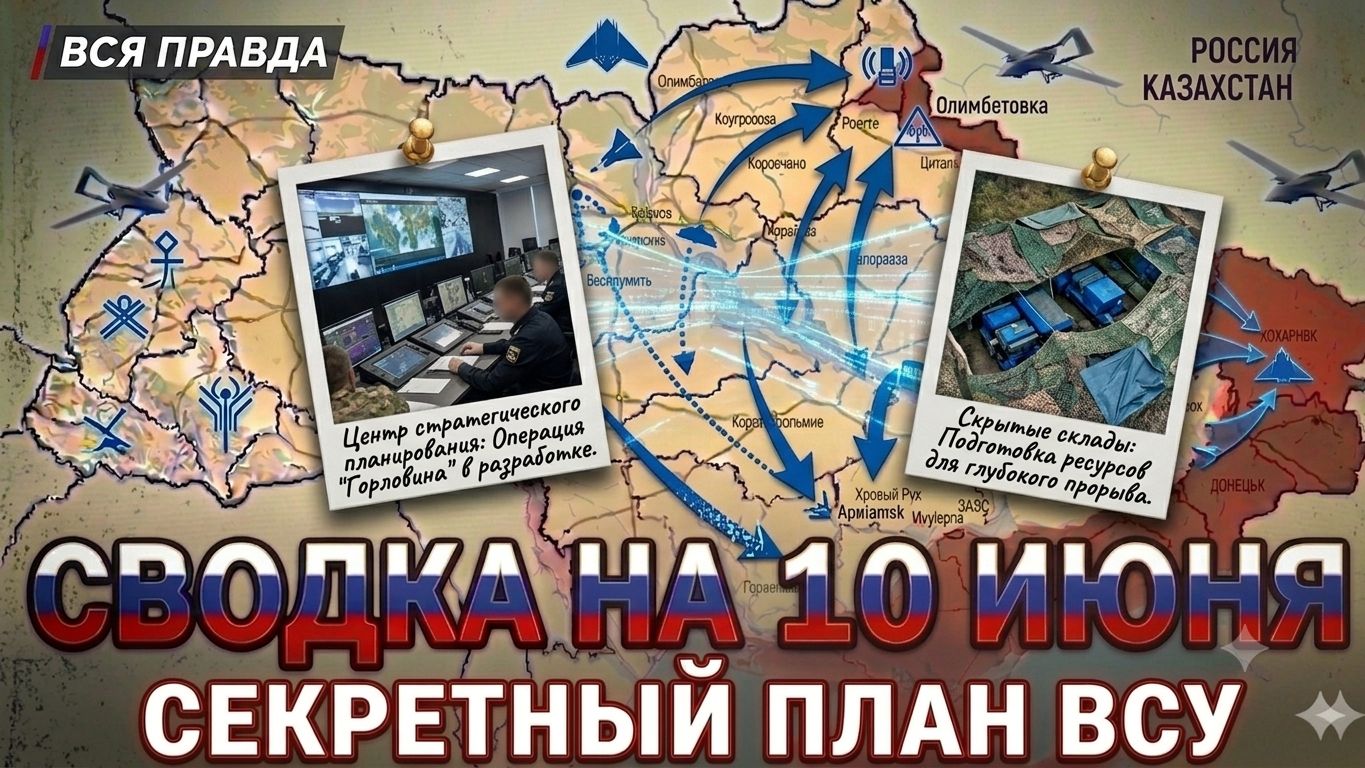 СВОДКА БОЕВЫХ ДЕЙСТВИЙ НА 10 ИЮНЯ, КАРТА СВО СЕГОДНЯ, НОВОСТИ , СВО НА УКРАИНЕ, 2026 ЮРИЙ ПОДОЛЯКА смотреть онлайн