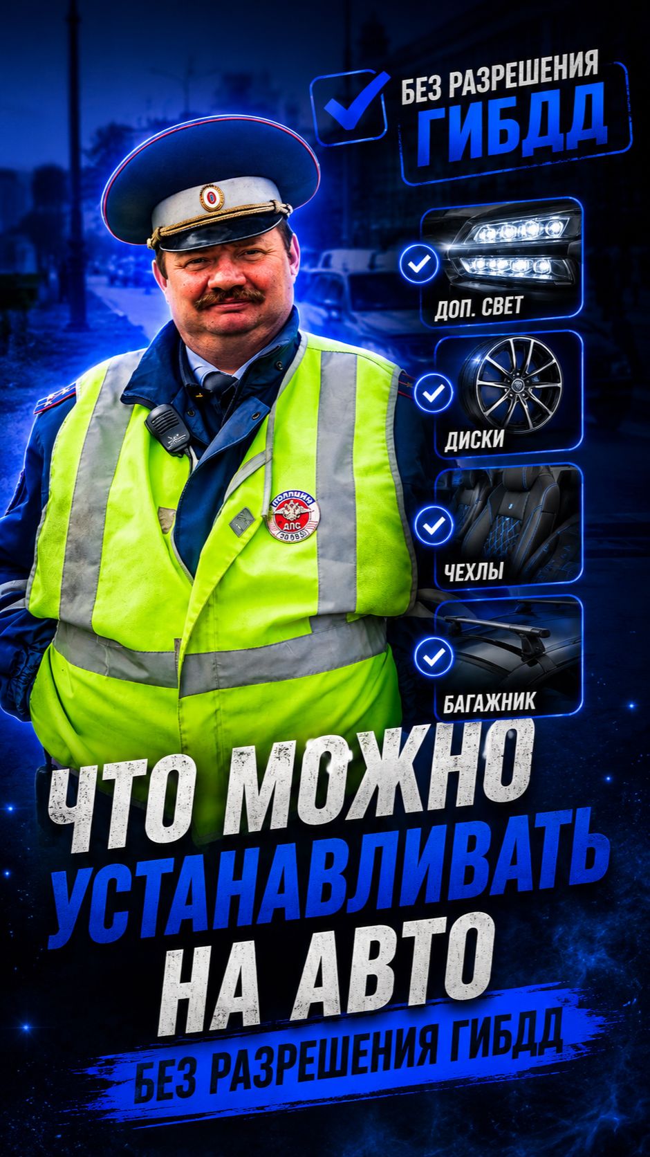 Что можно менять в машине без ГИБДД в 2026 #авто #тюнинг #машина