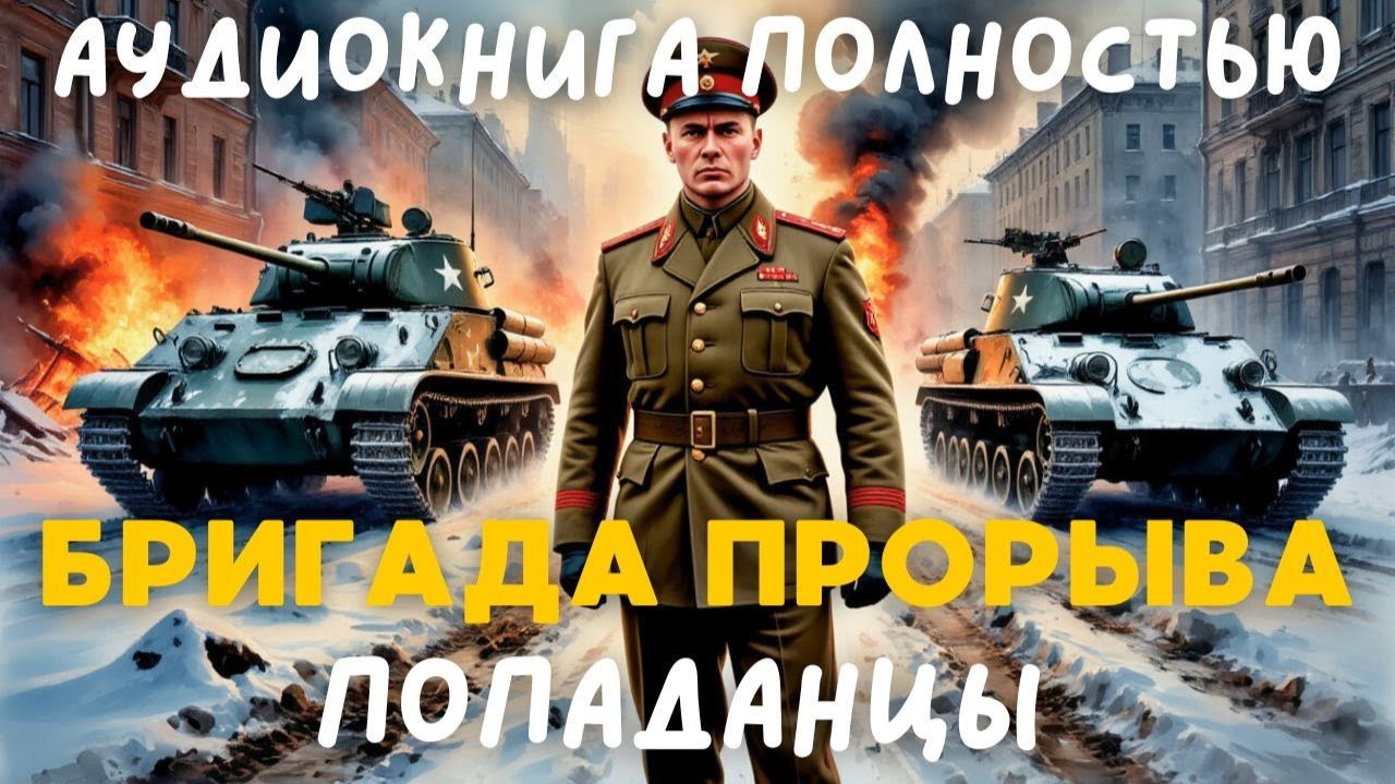 АУДИОКНИГА ПОЛНОСТЬЮ: БРИГАДА ПРОРЫВА / ПОПАДАНЦЫ