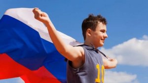 «ФЛАГ РОССИИ» Любовь Пузикова-музыка, слова и монтаж  клипа, исполняет Александр Гоптарёв