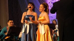 Дуэт Ольга  Квитка и Наталья  Степанова. Песня Костанайского автора «Ясный месяц»