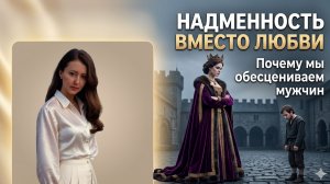 Надменность вместо любви: почему мы обесцениваем мужчин