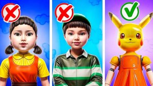 Меня Удочерила Кукла из Игры в Кальмара! Игра в Кальмара в Реальной Жизни!