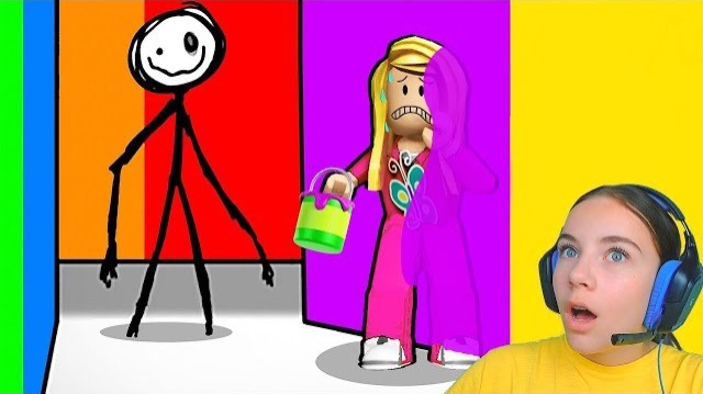 НАЙДИ ЦВЕТ, ЧТОБЫ ВЫЖИТЬ в ROBLOX! смотреть онлайн