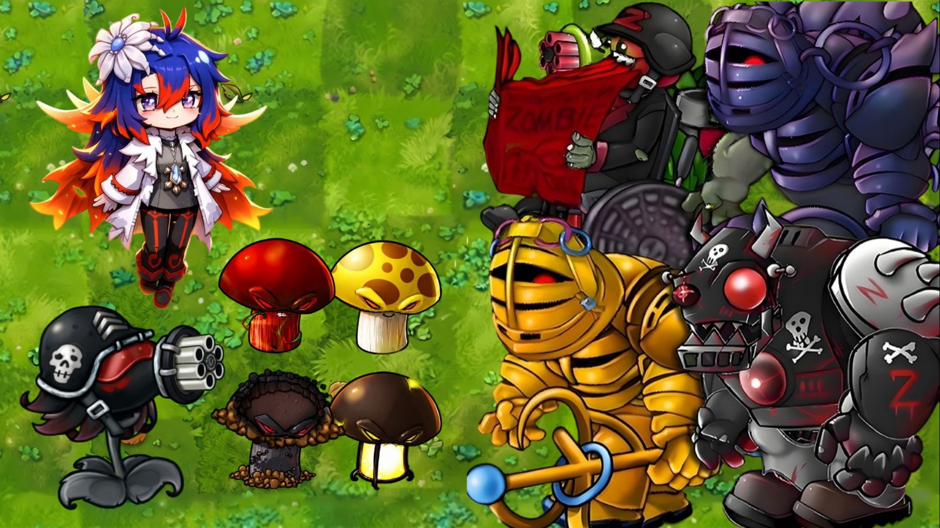 Растения против Зомби PVZ Fusion Plants vs Zombies ПвЗ битва прохождение топ смотреть онлайн