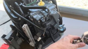 Арт. 3787 Замер компрессии лодочного мотора Suzuki DF40A 2011 г.